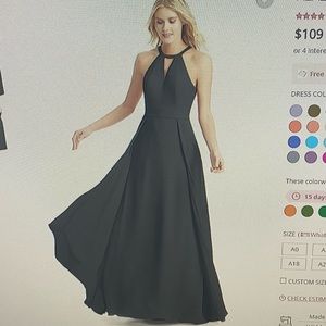 🤩 Size 2 Azazie chiffon bridesmaids/formal dress